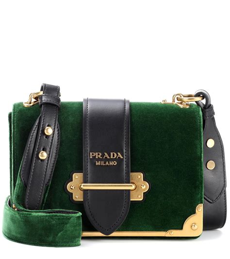 green bag prada|prada milano green handbag.